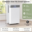 9 Pint(DOE) Dehumidifier 2000 Sq.Ft Coverage Area White