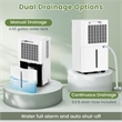 9 Pint(DOE) Dehumidifier 2000 Sq.Ft Coverage Area White
