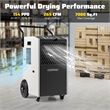 49 Pint(DOE) Commercial Dehumidifier 7500 Sq.ft Coverage Area White
