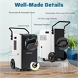 49 Pint(DOE) Commercial Dehumidifier 7500 Sq.ft Coverage Area White
