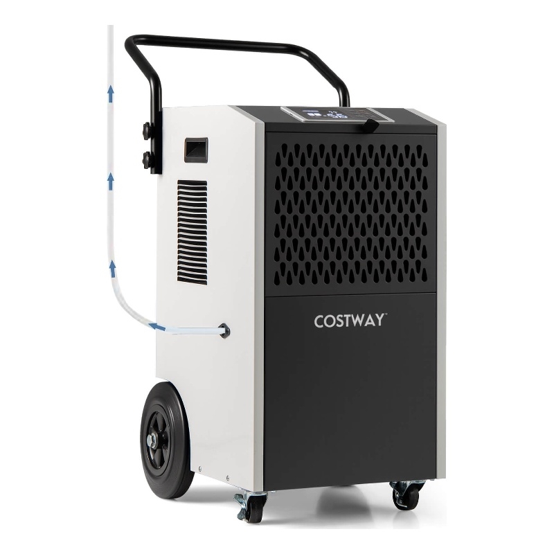 49 Pint(DOE) Commercial Dehumidifier 7500 Sq.ft Coverage Area White
