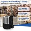 48 Pint(DOE) Commercial Dehumidifier 4500 Sq.ft Coverage Area White