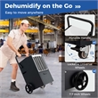 48 Pint(DOE) Commercial Dehumidifier 4500 Sq.ft Coverage Area White