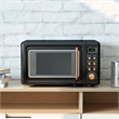 0.7 Cu.ft Retro Countertop Microwave Oven 700W Black