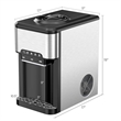 3 in 1 Water Cooler Dispenser with Built in Ice Maker Silver
