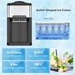 3 in 1 Water Cooler Dispenser with Built in Ice Maker Silver