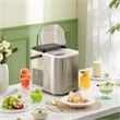 Countertop Ice Maker Portable Ice Making Machine Silver