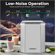 Countertop Ice Maker Portable Ice Making Machine Silver