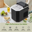 Countertop Portable Ice Making Machine Black