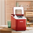Portable Ice Maker Machine Countertop Self cleaning Red