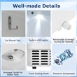 Under Counter Nugget Ice Maker with Self Cleaning 24H Timer Silver