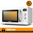 0.9Cu.ft. Retro Countertop Microwave Oven 900W White