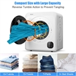 1700W Portable Clothes Dryer With Tub 3.22 Cu.Ft white