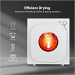 1500W Electric Tumble Compact Laundry Dryer 13.2 lbs White