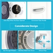 1500W Electric Tumble Compact Laundry Dryer 13.2 lbs White