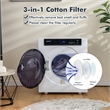 1400W Electric Tumble Compact Laundry Dryer Tub 8.8lbs White