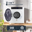 1400W Electric Tumble Compact Laundry Dryer Tub 8.8lbs White