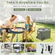 12 Volt Car Refrigerator 53 QT Portable Car Fridge with Adjustable Range White