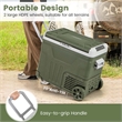 12 Volt Car Refrigerator 53 QT Portable Car Fridge with Adjustable Range White