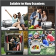 58 Quart Portable Electric Car Cooler Refrigerator Compressor Freezer for RVs Camping White Plastic