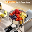 450W Electric Tomato Strainer Grade Stainless Steel Saucer Maker Silver