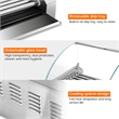 18 Hot Dog Hotdog 7 Roller Grill Cooker Machine w/ Cover Silver