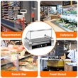18 Hot Dog Hotdog 7 Roller Grill Cooker Machine w/ Cover Silver