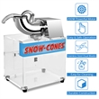 Electric Snow Cone Machine Ice Shaver Maker Shaving Crusher Dual Blades White