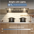 30 Inch Under Cabinet Range Hood with 4 Fan Speeds Touch/Gesture/Remote Control Silver Stainless Steel