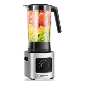 1500W 5 Speed Countertop Smoothi Blender Silver Metal