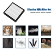 Air Purifier Replacement Filter Active Carbon True HEPA Filter Black