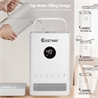 3.5L Quiet Top Fill Air Humidifier w/ 3-Level Mist Timer Sleep Mode for Bedroom White Plastic