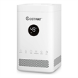 3.5L Quiet Top Fill Air Humidifier w/ 3-Level Mist Timer Sleep Mode for Bedroom White Plastic