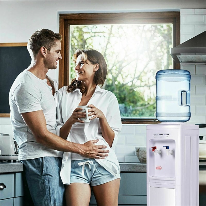 Water Dispenser 5 Gallon Bottle Load Electric Primo Home 33 Inch White