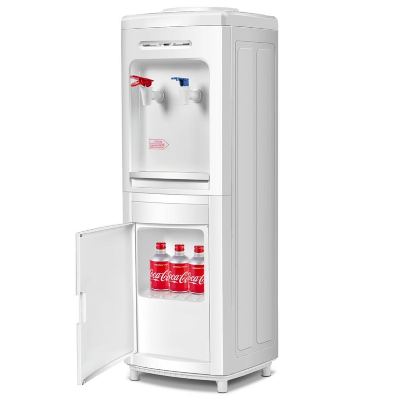 Water Dispenser 5 Gallon Bottle Load Electric Primo Home 33 Inch White
