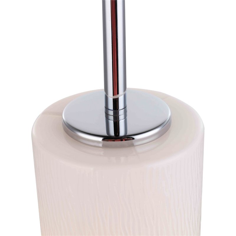 Woodbridge Lighting Salina 1 Light Steel & Glass Mini Pendant in Chrome