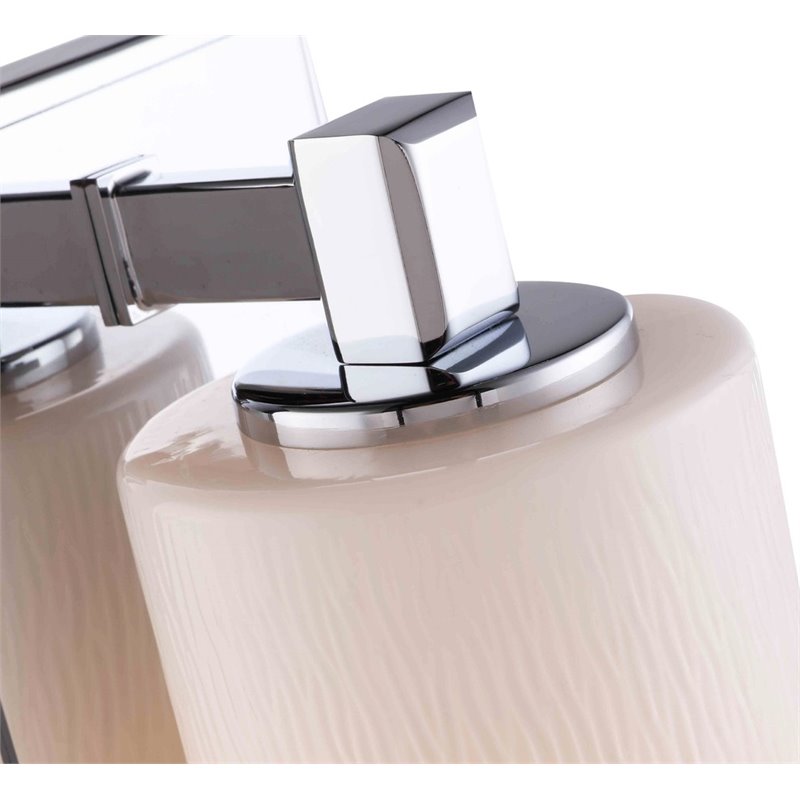 Woodbridge Lighting Salina 1 Light Steel Bath/Wall Sconce in Chrome