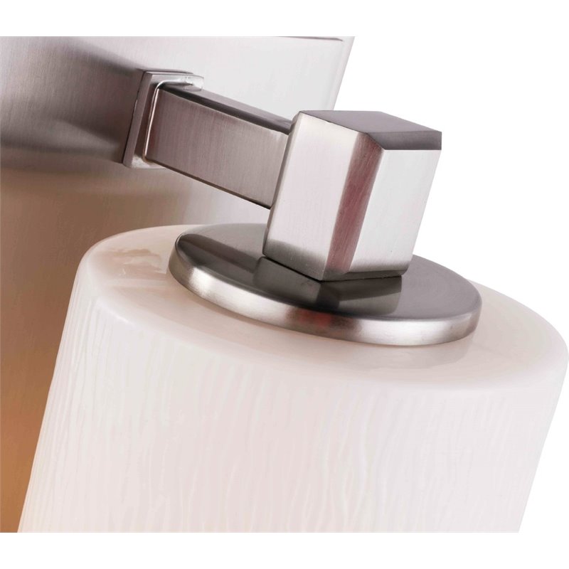 Woodbridge Lighting Salina 1 Light Steel Bath/Wall Sconce in Satin Nickel