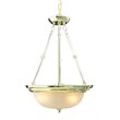 Woodbridge Lighting Interior Complement Bowl 3-Light Large Pendant in Brass