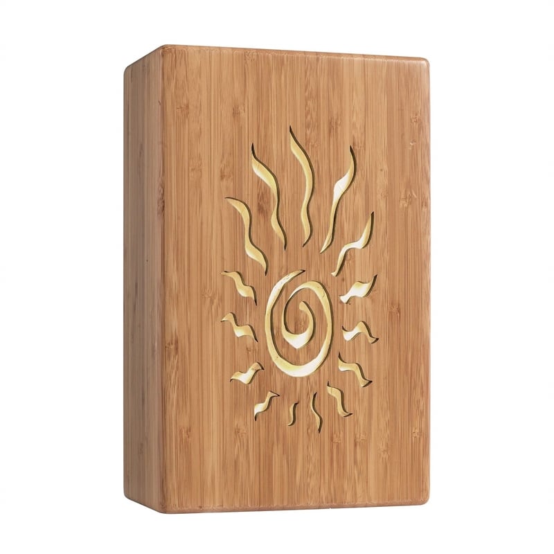Woodbridge Lighting Radiance Light House LED Bamboo Wall Sconce in Natural