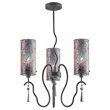 Woodbridge Lighting Haley 3-light Glass Chandelier in Iridescent/Multi-Color