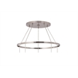 Woodbridge Lighting Hampton Ridge 5-light Glass Pendant Chandelier in Nickel
