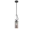 Woodbridge Lighting Haley 1-light Glass Mini Pendant in Iridescent/Multi-Color