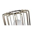 Woodbridge Lighting Tanner 1-light Embedded LED Glass Floor Lamp in Brass