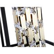 Woodbridge Lighting Cascade 1-light Glass Mini Pendant in Oil-Rubbed Bronze