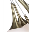 Woodbridge Lighting Hampton Ridge 5-light Steel & Glass Chandelier in Bronze