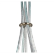 Woodbridge Lighting Hampton Ridge 5-light Steel & Glass Chandelier in Bronze