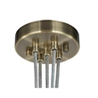 Woodbridge Lighting Hampton Ridge 5-light Steel & Glass Chandelier in Bronze