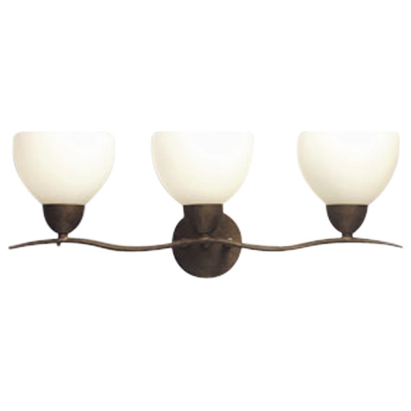 Woodbridge Lighting Hampton Ridge 3-light Steel & Glass Bath Bar in Bronze