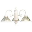 Woodbridge Lighting Basic 3-light Glass Chandelier in White/Clear Prism